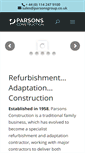 Mobile Screenshot of parsonsgroup.co.uk